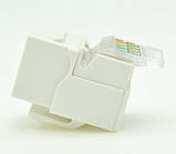 Модуль KeyStone RJ45 UTP, кат.5e, вузький, Slim, фото 2