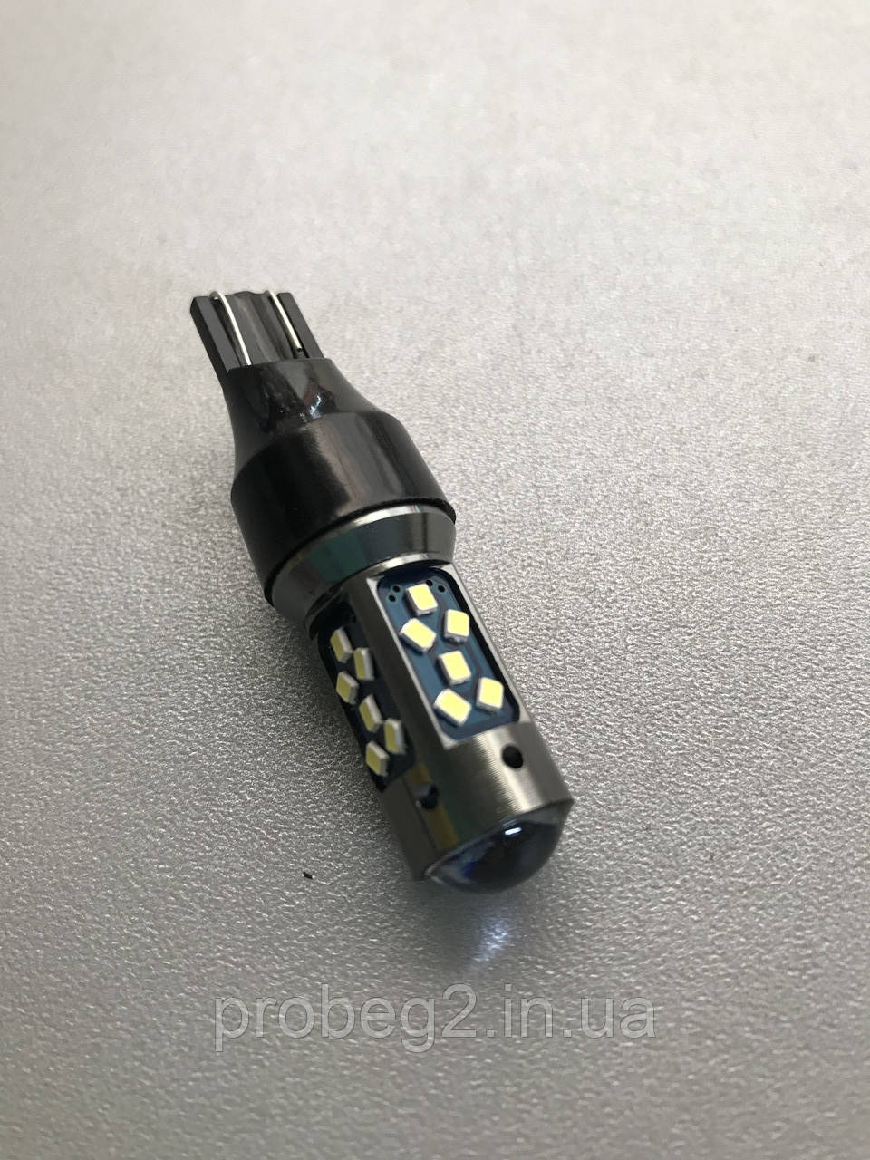 Світлодіодна лампа заднього ходу W16W 27 smd 600 lm 12-24v