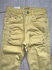 Стрейчеві джинсові штани на дівчаток оптом, F&D, 8-16 рр, фото 3
