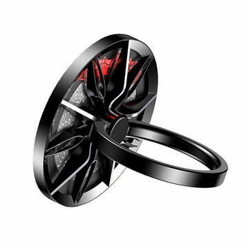Кільце-тримач Baseus Whell для смартфона, Black+Silver (SULG-B1S)