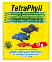 Корм Tetra Phyll для аквариумных травоядных рыб 12 гр в хлопьях 134430