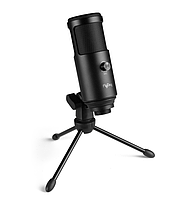 Студійний мікрофон FlyDay F3 (USB) зі штативом Black