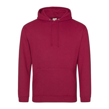 Худі толстовка UNISEX малинова Just Hoods - AWJH001RHC, фото 1