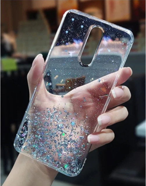 Блискучий чохол з срібною фольгою Xiaomi Redmi 8, фото 1