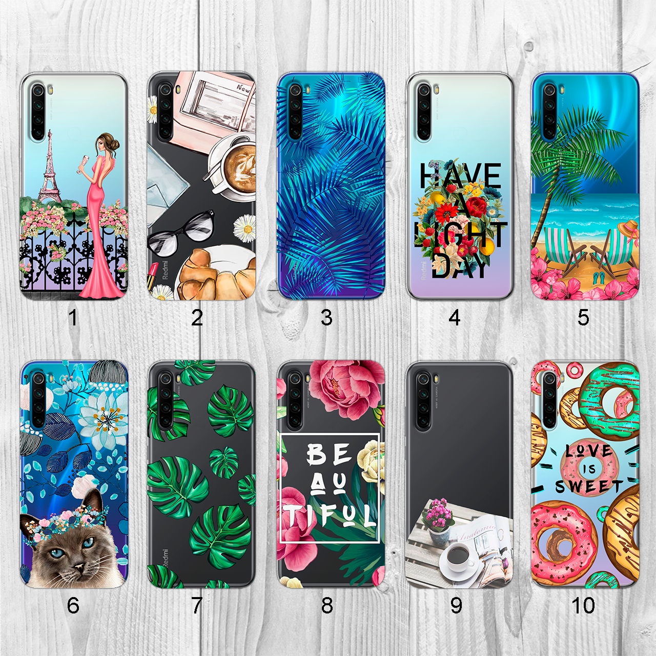 Силіконовий чохол з малюнком для Xiaomi Redmi Note 8 / Redmi Note 8 2021 (new collection)