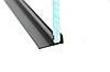 Ущільнювач для душової кабіни, чорний, бічний ( ВФ04 БЛ ) довжина 2 м. Вія 15 мм., фото 8