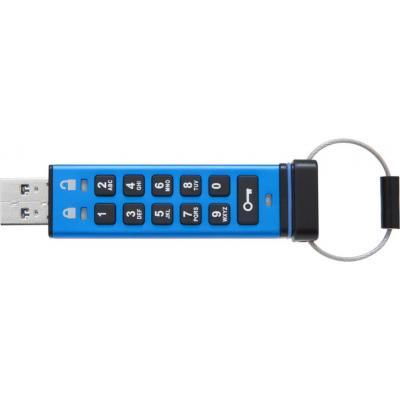 Флеш-накопитель USB3.1 32GB Kingston DataTraveler 2000 Keypad 256bit AES Hardware Encrypted (DT2000/32GB) - фото 4 - id-p1372022754