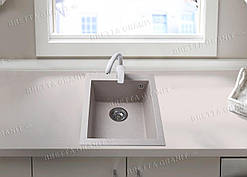 Гранітна мийка Bretta QUADRO SANDY песочний 4150