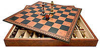 Подарунковий комплект Italfama шахи, шашки, нарди 81M+212L, фото 2