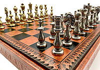Подарунковий комплект Italfama шахи, шашки, нарди 81M+212L, фото 5