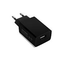 Мережевий зарядний пристрій адаптер + кабель USB Турі-C Black, фото 4