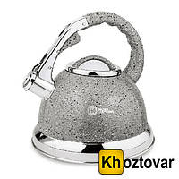 Чайник с гранитным покрытием Higer Kitchen ZP-021 | 3,5 л Серый