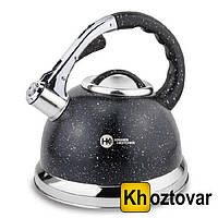 Чайник с гранитным покрытием Higer Kitchen ZP-021 | 3,5 л Чёрный