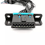 Розгалужувач OBD2 OBD II Y Splitter розгалужувач для підключення діагностичних приладів, фото 6