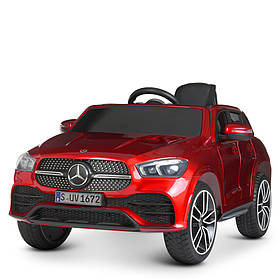 Дитячий електромобіль Mercedes (2 мотори по 45W, МР3, USB) Джип Bambi M 4563EBLRS-3 Червоний