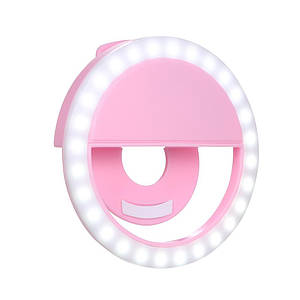 Селфи кольцо XJ-02/SG11/RK-12,Розовий