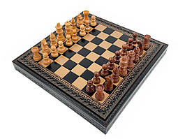 Подарунковий набір Italfama "Palissandro Dorato" (шахи, шашки)