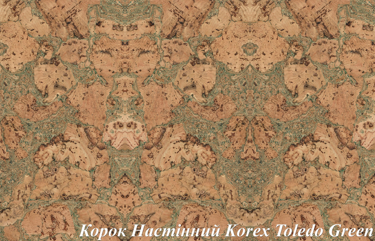 Корок настінний декоративний Korex Toledo Green - фото 2 - id-p1298535672