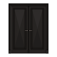 Межкомнатная дверь Casa Verdi Rombo 5 двойная распашная из массива ольхи