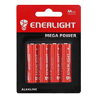 Батарейка ENERLIGHT LR6 AA MEGA POWER BL4