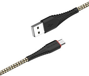 Кабель для зарядки телефона/ смартфона Borofone BX25 Powerful USB - Micro USB 1 м Чорний, фото 3