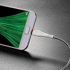 Кабель для зарядки телефона/ смартфона Borofone BX25 Powerful USB - Micro USB 1 м Білий, фото 5