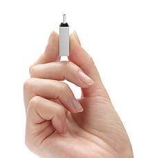 Перехідник Borofone BV2 OTG USB на Micro USB Сріблястий, фото 6