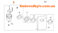 Ремкомплект карбюратора для газонокосилки Oleo-Mac G 44 PK (L66150211)