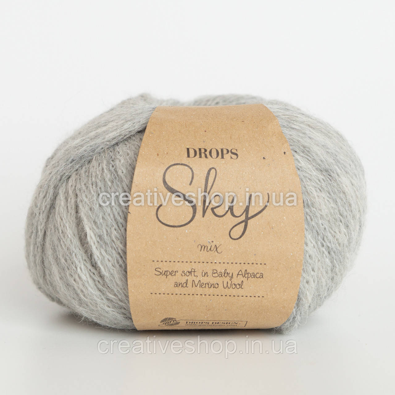 Пряжа Drops Sky Mix (колір 02 pearl grey)