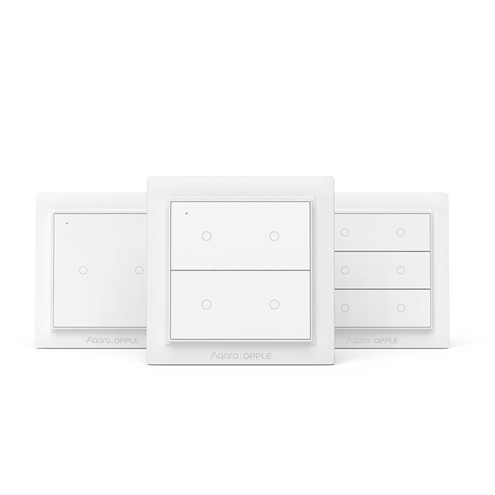 Розумний вимикач 2-4-6 клавіш Xiaomi Aqara Opple Switch Zigbee 3.0 Apple HomeKit, фото 1