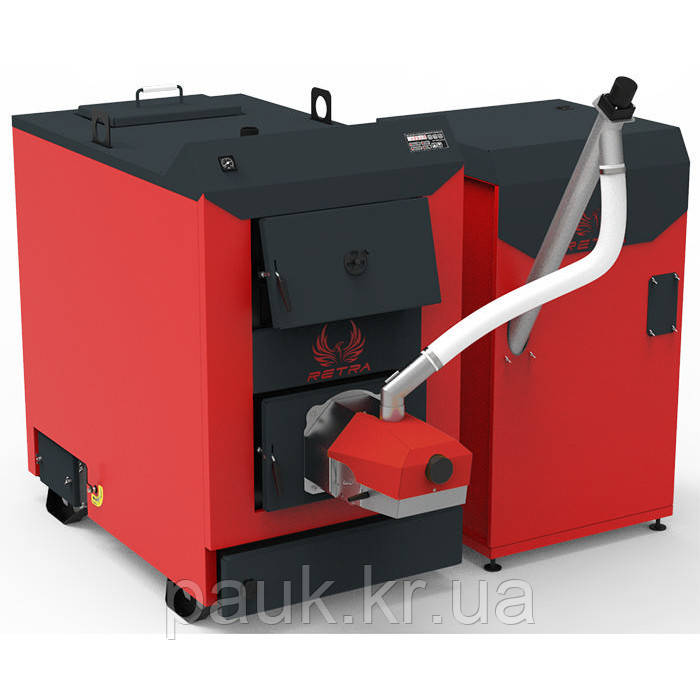 Пелетний котел 98 кВт Retra Light Combi, твердопаливний котел з бункером, фото 1