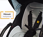 Дитяча коляска 2 в 1 Expander EXEO EX-21002 (1) колір Silver, тканина з водовідштовхувальним просоченням, фото 7