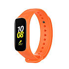 Ремінець Twill Silicone Strap для Samsung Galaxy Fit E (R375) Orange, фото 4