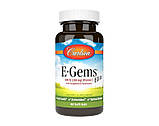 Вітамін Е Carlson Labs E-Gems 400 IU 60 капс гел, фото 3