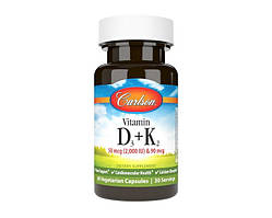Vitamin D3 + K2 50 mcg (2,000 IU) & 90 mcg 60 veg caps