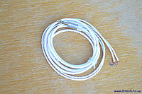 Аудио кабель для ремонта наушников, белый, 3 полюса