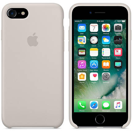 Чохол накладка xCase на iPhone 7/8/SE 2020 Silicone Case лавандовий(3), фото 3