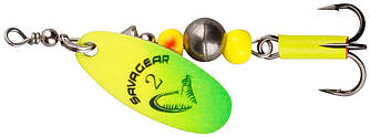 Блесна Savage Gear Caviar Spinner #4 18.0g 07-Fluo Yellow / Chartreuse (132583)
