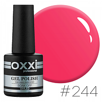 Гель-лак Oxxi Professional №244 (яскравий кораловий, неоновий), 10мл
