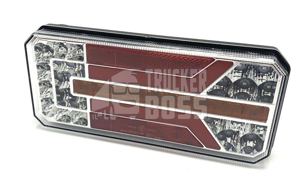 Ліхтар задній бігаючий покажчик повороту LED + неон 10-30v FERZE