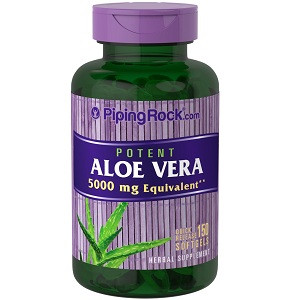 Вітаміни Piping Rock Potent Aloe Vera 5000 mg (150 капсул.)