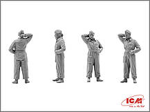 Набір фігур пілотів і техніків ВПС СРСР (1943-1945 Р.). 1/48 ICM 48084, фото 4