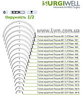 Игла Режущая 12 штук 0,6*20мм G №15 хирургическая шовная, окружность 1/2 SURGIWELOMED (Пакистан)