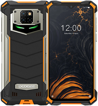 DOOGEE S88 Plus 8/128Gb Orange, NFC, 10000 mAh, 48 Мп, Дисплей 6.3", Захищений смартфон Doogee S88 Plus