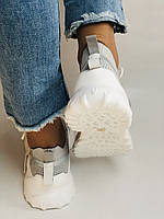 Стильні жіночі кеди-білі кросівки.Натуральна шкіра. Висока якість 38-40 Vellena, фото 7