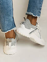 Стильні жіночі кеди-білі кросівки.Натуральна шкіра. Висока якість 38-40 Vellena, фото 9