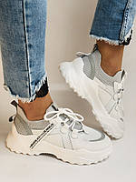 Стильні жіночі кеди-білі кросівки.Натуральна шкіра. Висока якість 38-40 Vellena, фото 4