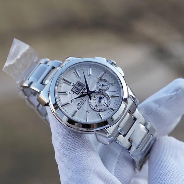 Seiko Premier SNP159P1 Kinetic Perpetual Dealer Time 0502436195