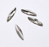 Стрази кристали Маркізи 3*11мм прозорі скло (ціна за 5 шт.)