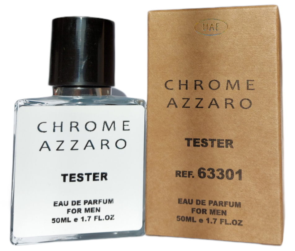 Духи чоловічі Azzaro Chrome (Азаро Хром) Тестер 50 мл.